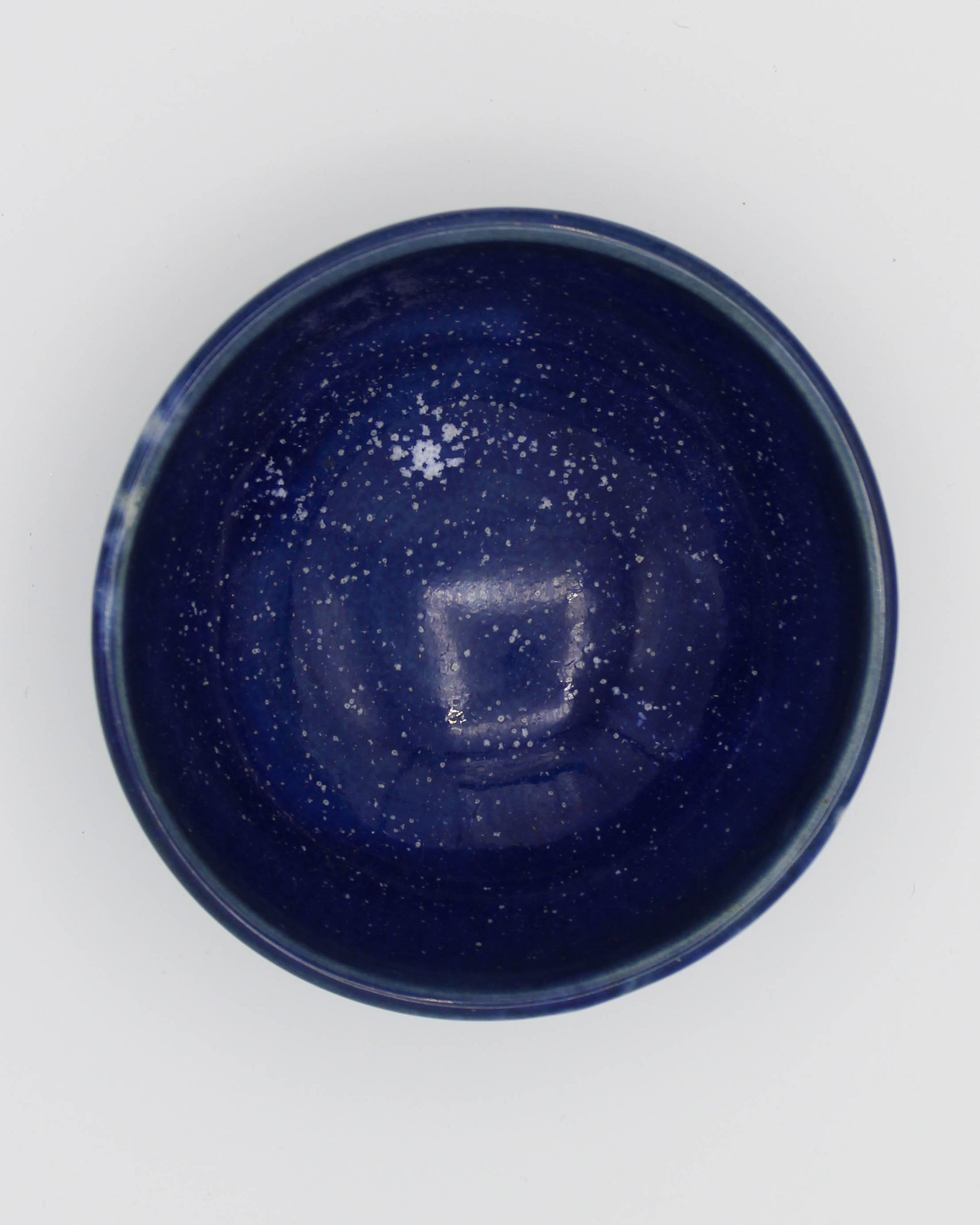 Navy Snow Small Bowl